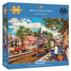 Gibsons - Off to the Coast 500 Piece Jigsaw Puzzle