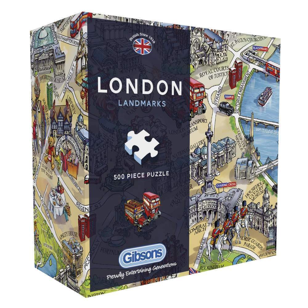 Gibsons - London Landmarks 500 Piece Jigsaw Puzzle