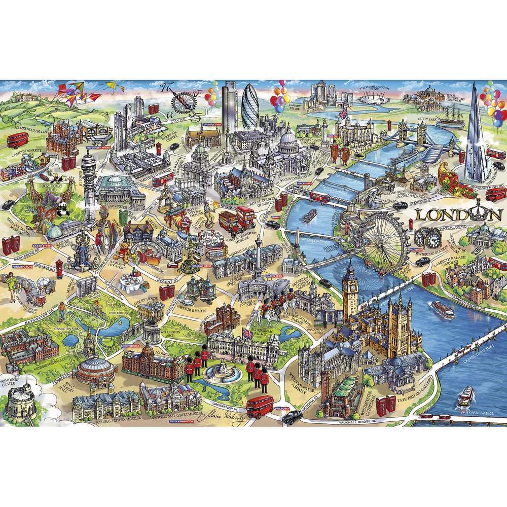 Gibsons - London Landmarks 500 Piece Jigsaw Puzzle