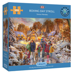 Gibsons - Boxing Day Stroll 500 Piece Puzzle