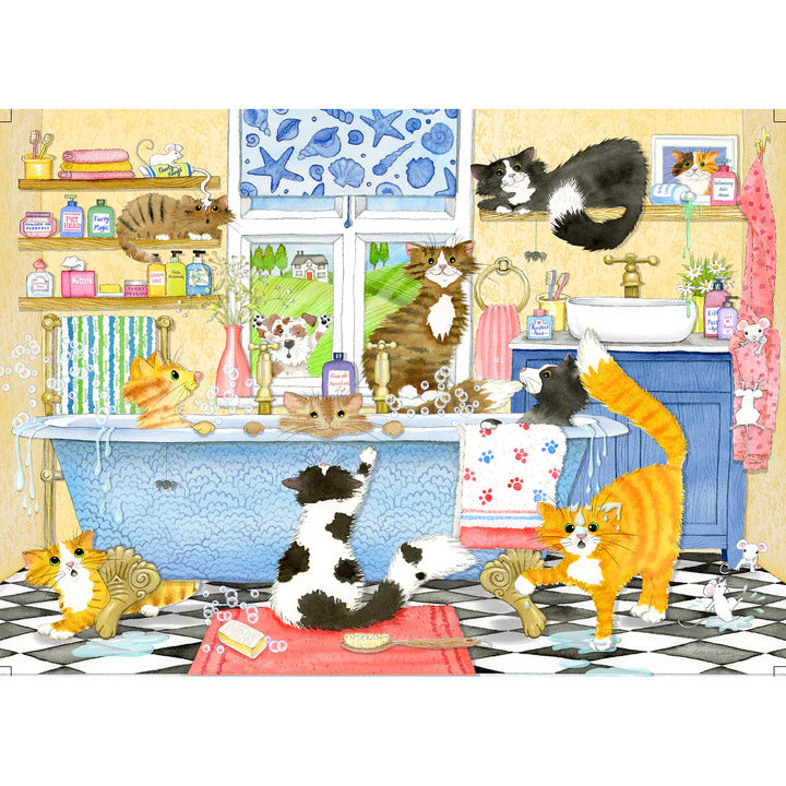 Gibsons - Catastrophe Cottage Puzzle 4 x 500 Piece Jigsaw Puzzle