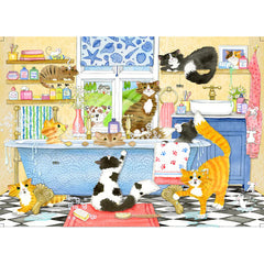 Gibsons - Catastrophe Cottage Puzzle 4 x 500 Piece Jigsaw Puzzle