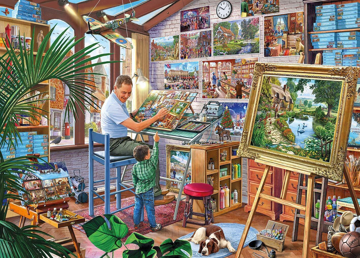 Gibsons - A Work Of Art Puzzle 1000 Piece Jigsaw Puzzle