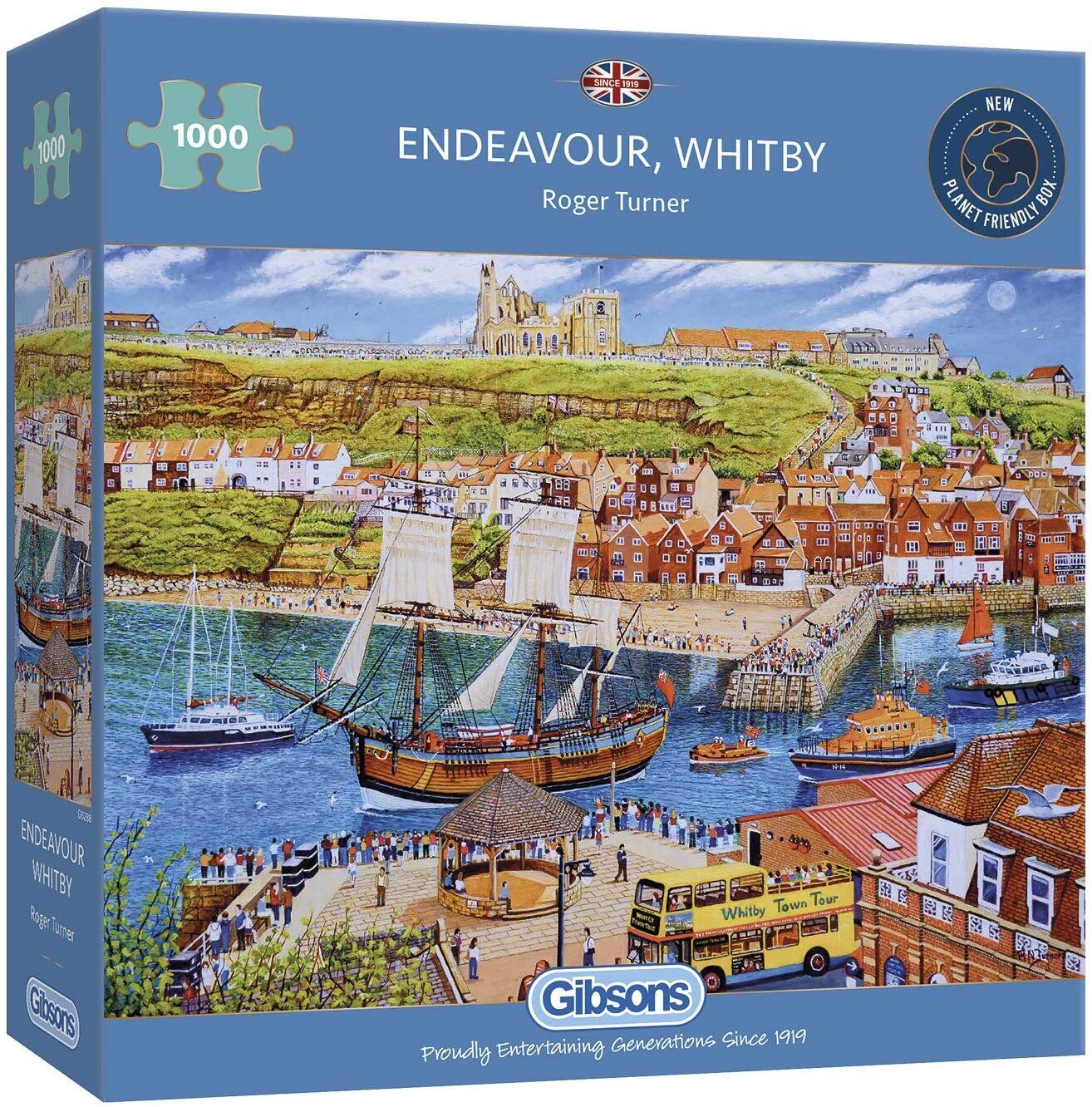 Gibsons - Endeavour, Whitby 1000 Piece Puzzle