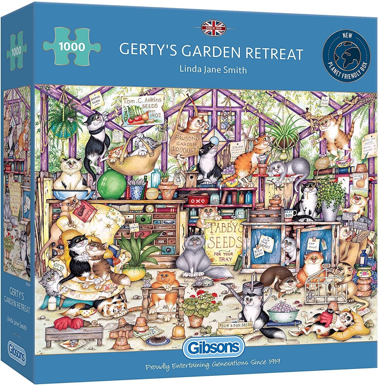 Gibsons - Gerty's Garden Retreat 1000 Piece Jigsaw Puzzle