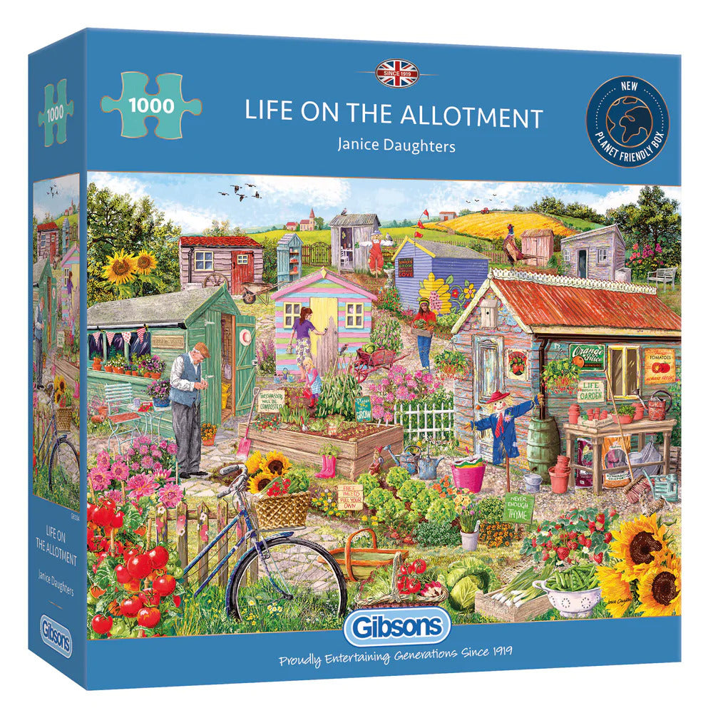 Gibsons - Life on the Allotment 1000 Piece Jigsaw Puzzle