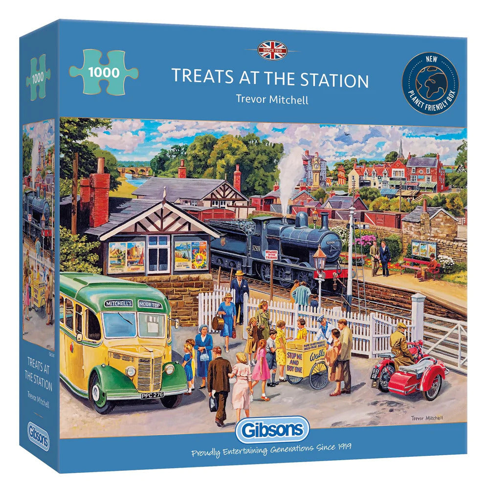 Gibsons - Treats at the Station 1000 Piece Jigsaw Puzzle