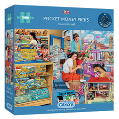 Gibsons - Pocket Money Picks 1000 Piece Puzzle