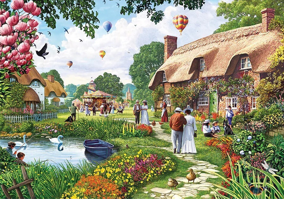 Gibsons - Lakeside Cottage Puzzle 500 Piece Jigsaw Puzzle