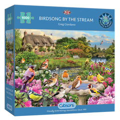 Gibsons - Birdsong By The Stream Puzzle 1000 Piece Puzzle