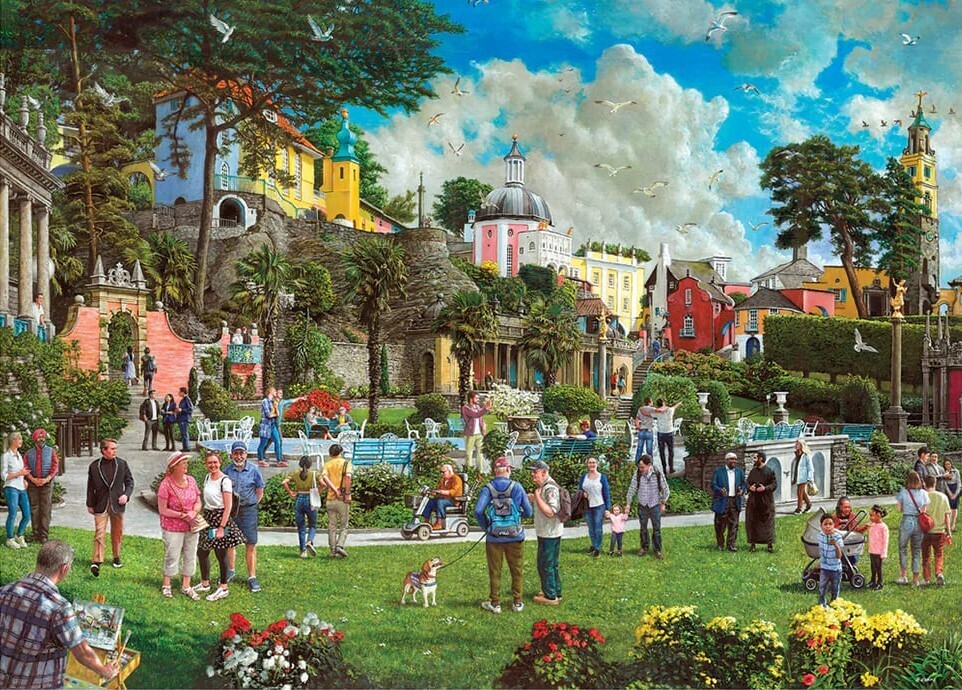 Gibsons - Portmeirion Puzzle 1000 Piece Jigsaw Puzzle