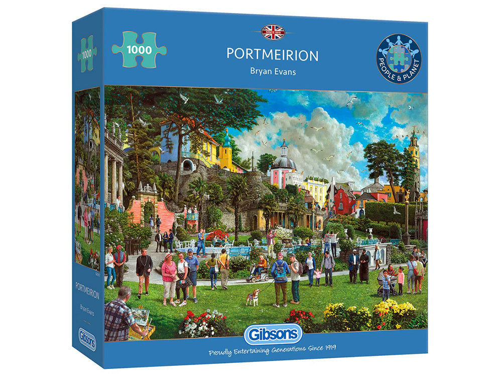 Gibsons - Portmeirion Puzzle 1000 Piece Jigsaw Puzzle