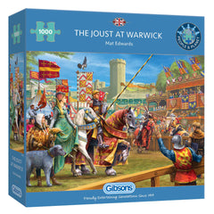 Gibsons - The Joust At Warwick 1000 Piece Jigsaw Puzzle