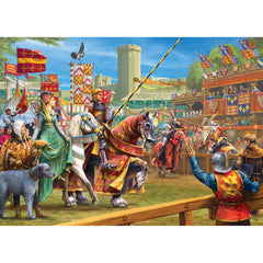 Gibsons - The Joust At Warwick 1000 Piece Jigsaw Puzzle