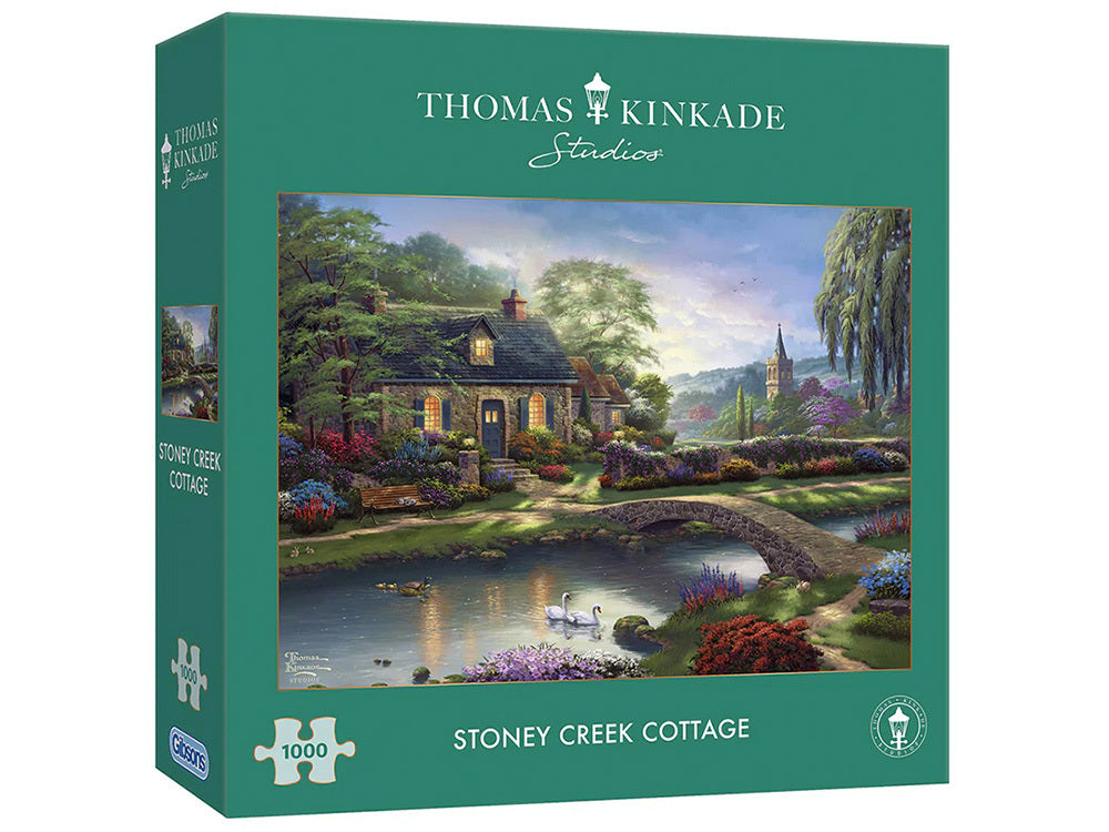 Gibsons - Kinkade: Stoney Creek Cottage 1000 Piece Jigsaw Puzzle