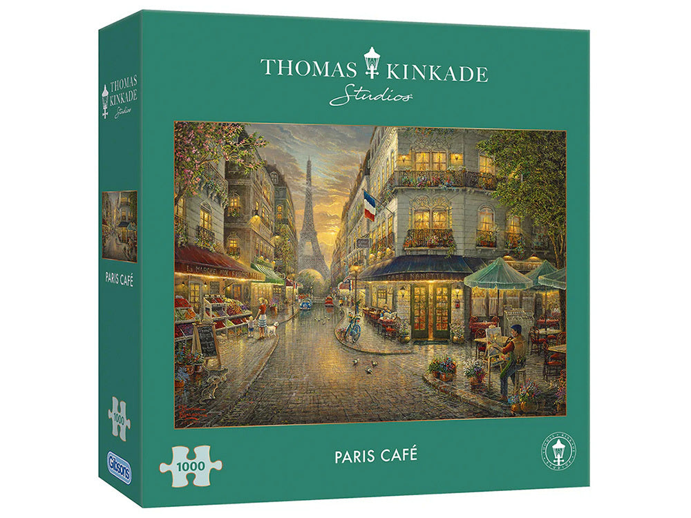 Gibsons - Kinkade: Paris Cafe 1000 Piece Jigsaw Puzzle