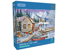 Gibsons - Winter at the Cabin 1000 Piece Jigsaw Puzzle