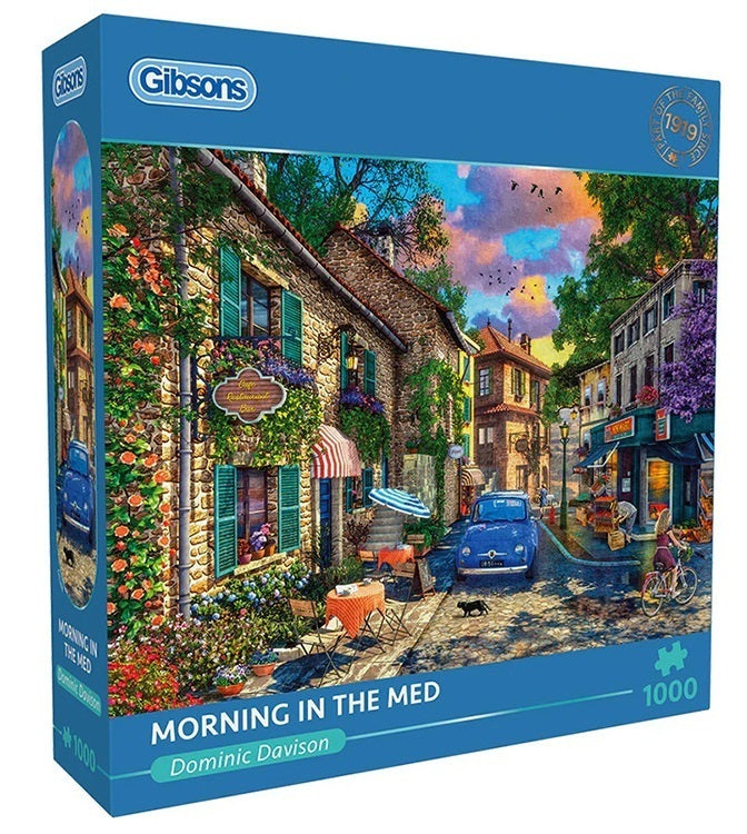 Gibsons - Morning In The Med Puzzle  1000 Piece Jigsaw Puzzle