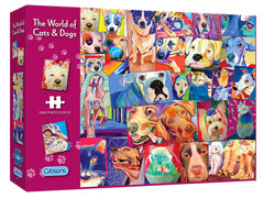 Gibsons - World of Cats and Dogs 1000 Piece Jigsaw Puzzle