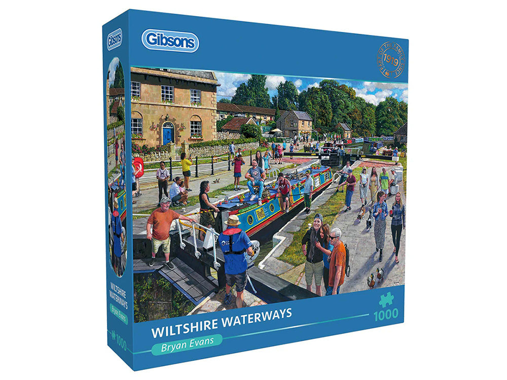 Gibsons - Wiltshire Waterways 1000 Piece Jigsaw Puzzle