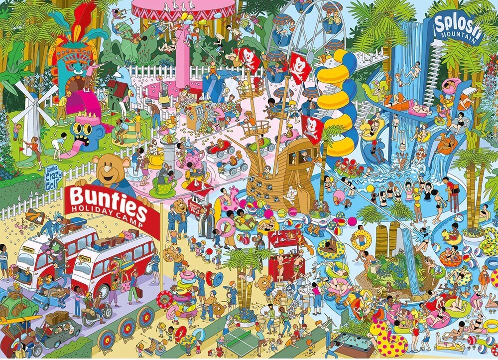 Gibsons - Jokesaws Trouble In Paradise 1000 Piece Jigsaw Puzzle