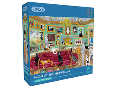 Gibsons - Night At The Meowseum Puzzle 1000 Piece Jigsaw Puzzle