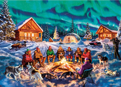 Gibsons - A Night Of Northern Lights 1000 Piece Jigsaw Puzzle