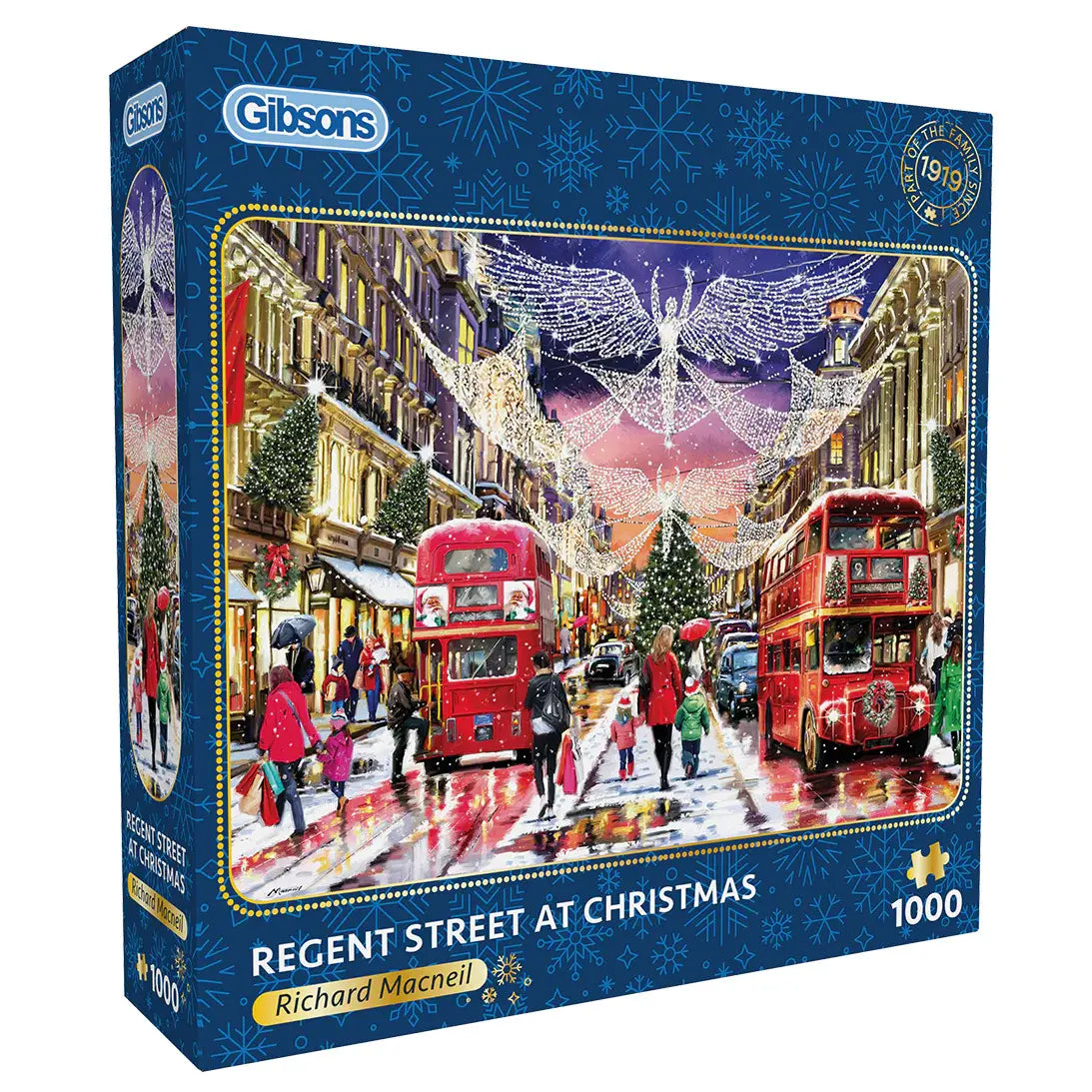 Gibsons - Regent Street At Christmas 1000 Piece Jigsaw Puzzle