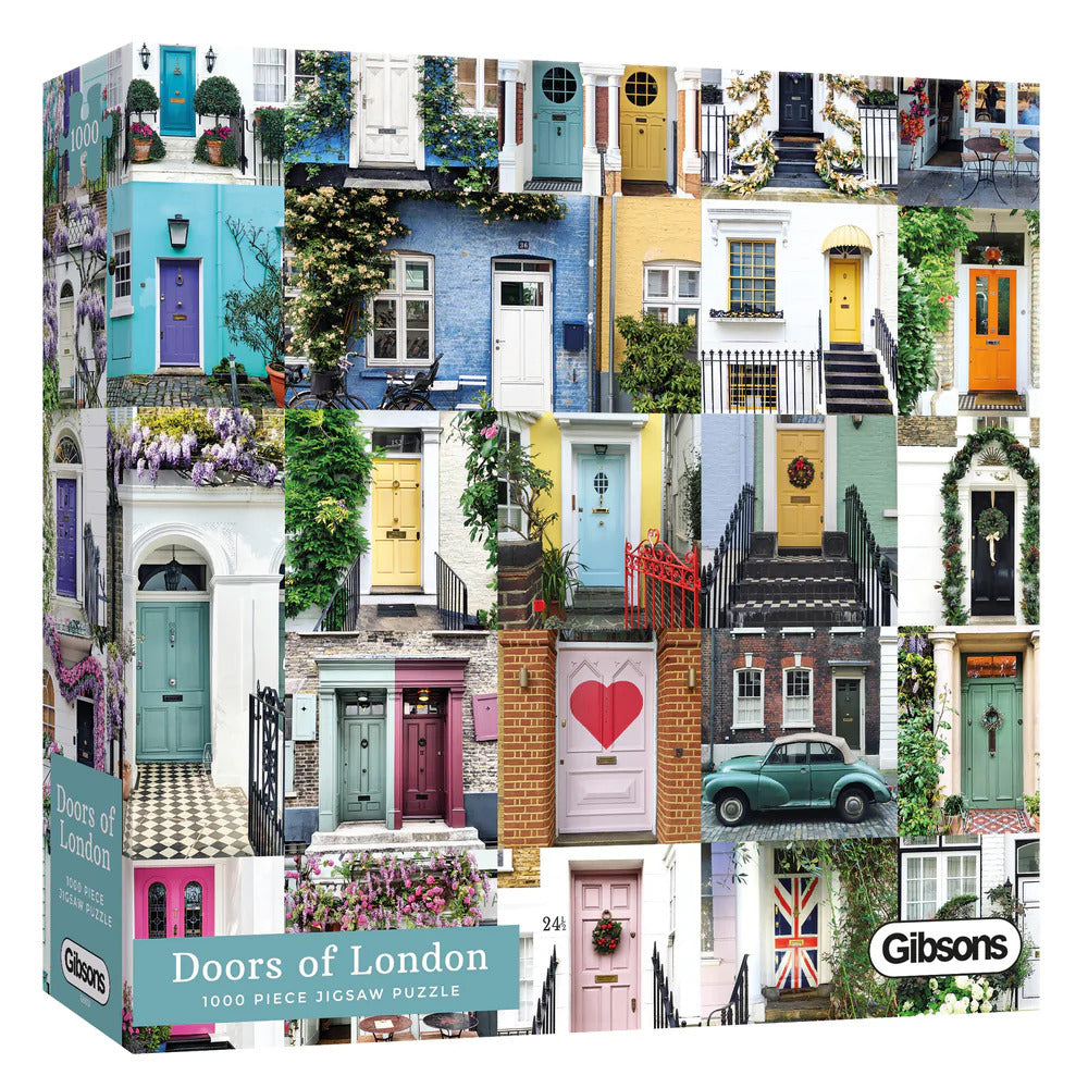 Gibsons - The Doors of London 1000 Piece Jigsaw Puzzle