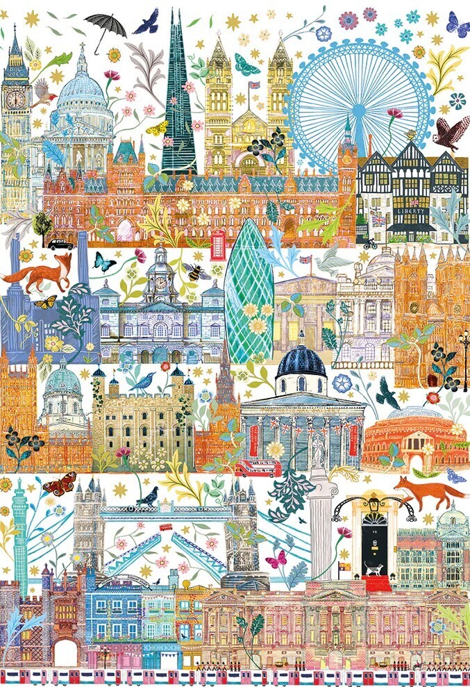 Gibsons - London Skyline 1000 Piece Jigsaw Puzzle