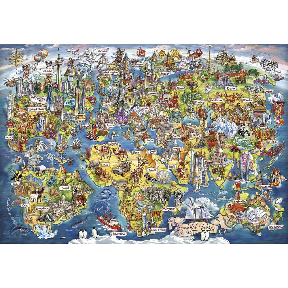 Gibsons - Wonderful World 2000 Piece Jigsaw Puzzle