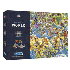 Gibsons - Wonderful World 2000 Piece Jigsaw Puzzle