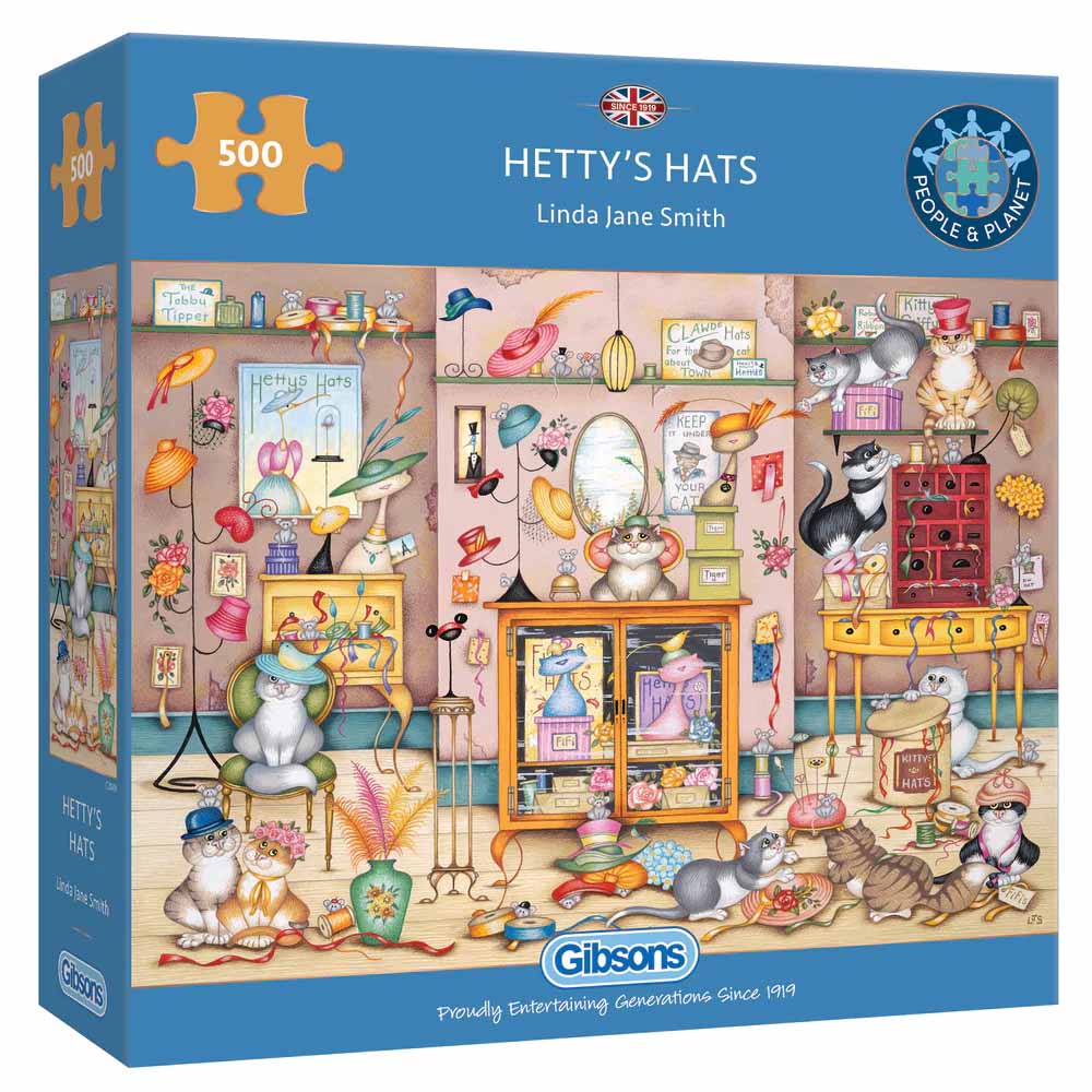 Gibsons - Hetty's Hat 500 Piece Jigsaw Puzzle