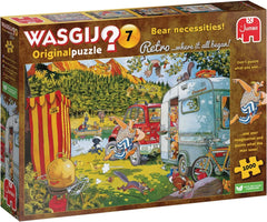 Jumbo - WASGIJ? Retro Original 7 Bear Necessities! 1000 Piece Adult's Jigsaw Puzzle