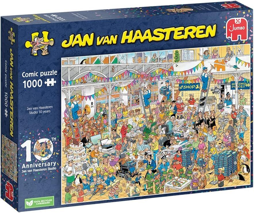 Jumbo - Jan Van Haasteren 10th Anniversary Puzzle 1000 Piece Adult's Jigsaw Puzzle