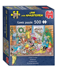 Jumbo - Jan Van Haasteren Woolly Christmas 500 Piece Adult's Jigsaw Puzzle