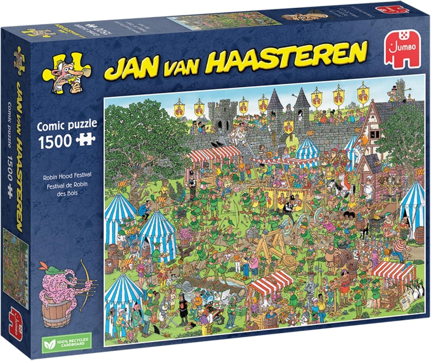 Jumbo - Jan Van Haasteren Robin Hood Festival 1500 Piece Adult's Jigsaw Puzzle