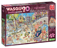 Jumbo - WASGIJ? Retro Destiny 8 High Season! 1000 Piece Adult's Jigsaw Puzzle