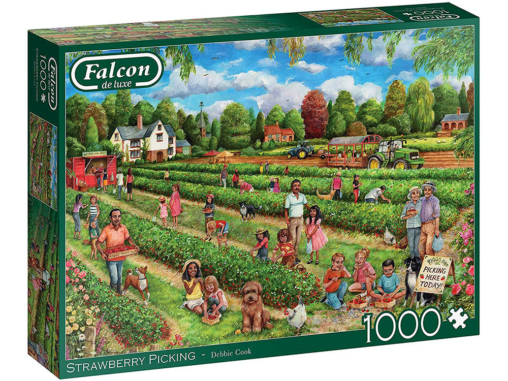 Falcon - Strawberry Picking 1000 Piece Adult's Jigsaw Puzzle