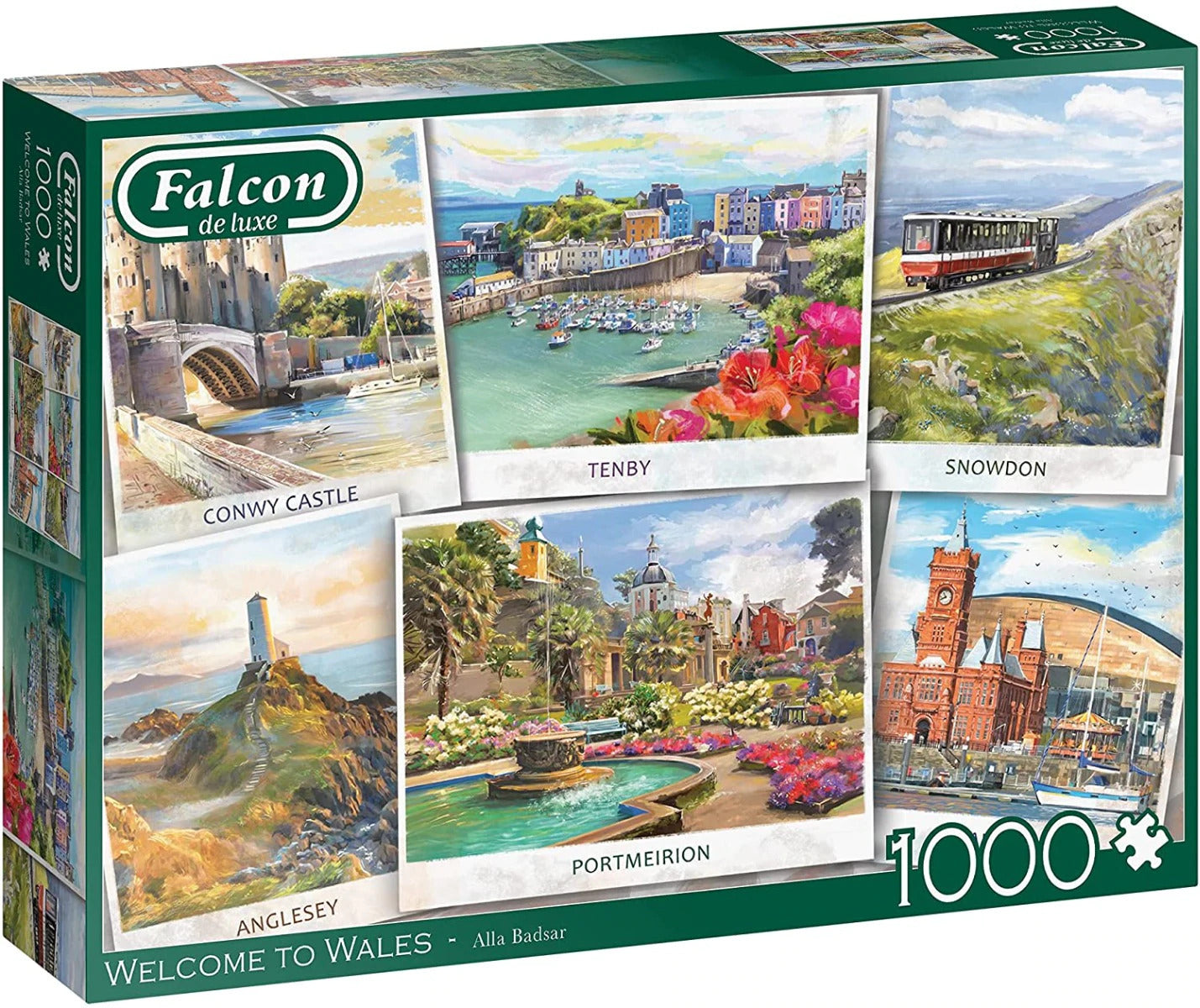 Falcon - Welcome to Wales 1000 Piece Adult's Jigsaw Puzzle