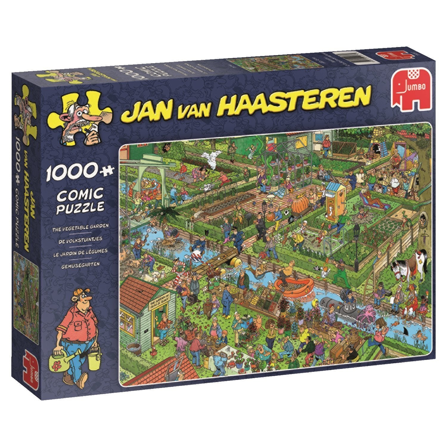 Jumbo - Jan Van Haasteren Vegetable Garden 1000 Piece Adult's Jigsaw Puzzle