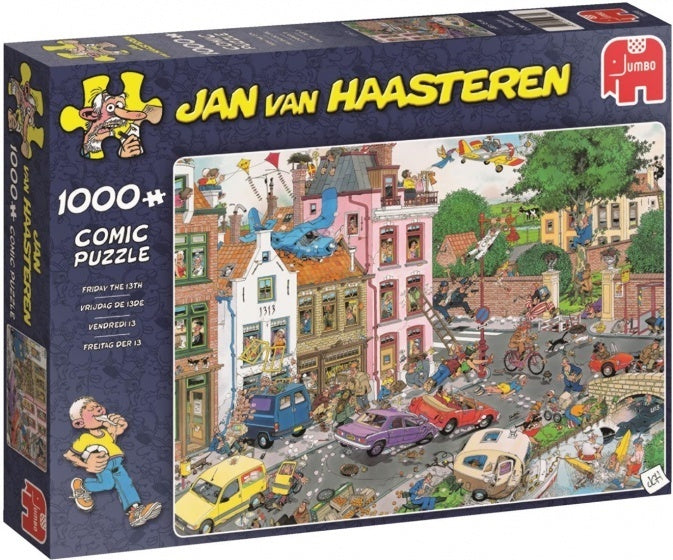 Jumbo - Jan Van Haasteren Friday the 13th 1000 Piece Adult's Jigsaw Puzzle