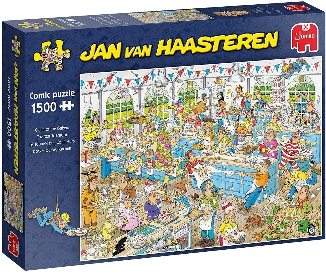 Jumbo - Jan Van Haasteren Clash Of The Bakers 1000 Piece Adult's Jigsaw Puzzle