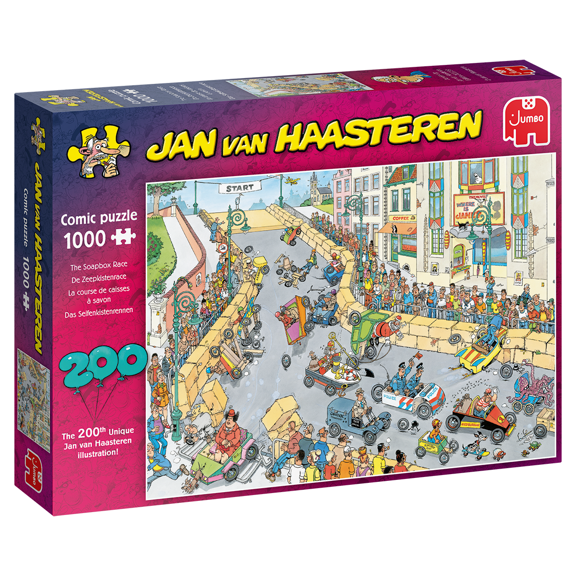 Jumbo - Jan Van Haasteren The Soapbox Derby 1000 Piece Adult's Jigsaw Puzzle