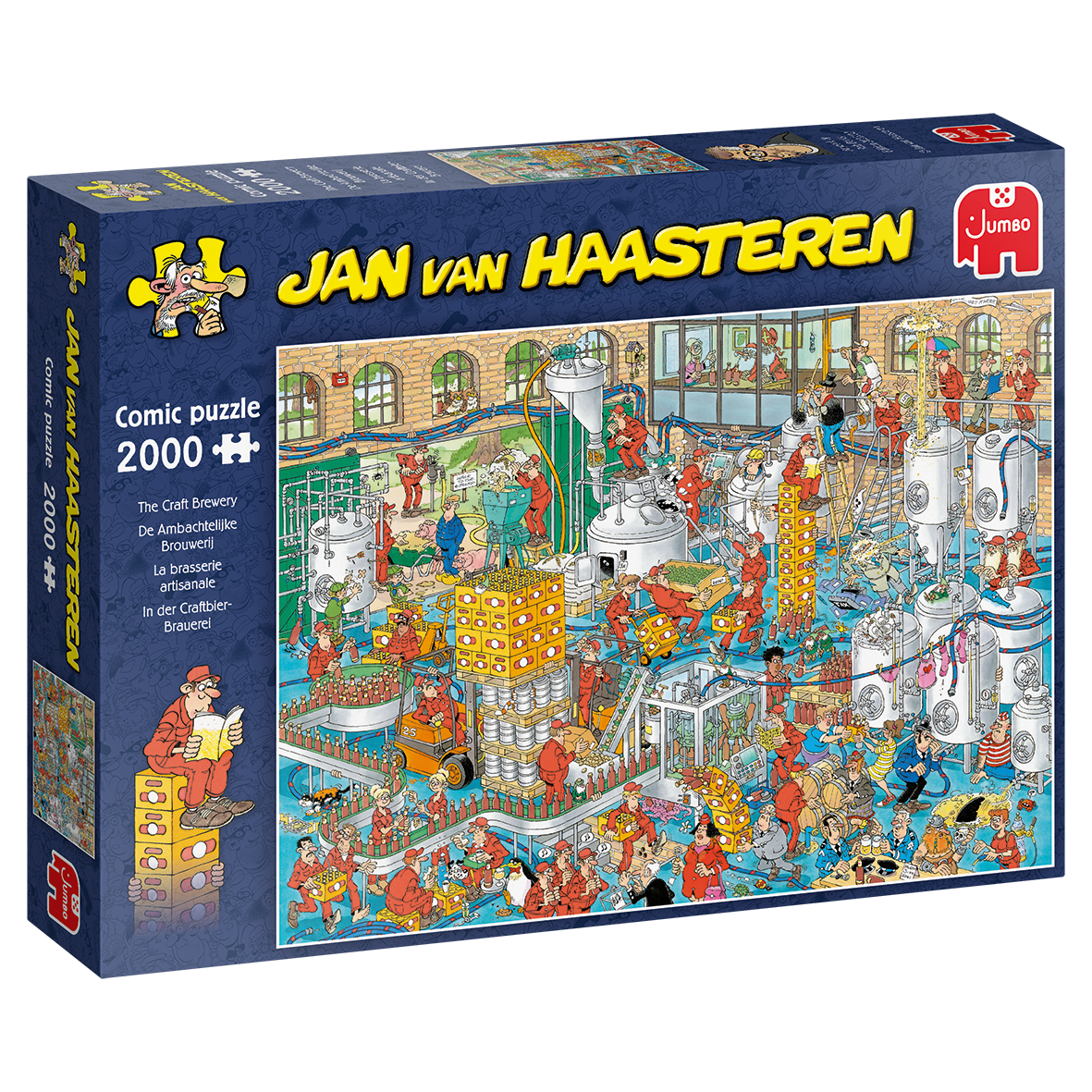 Jumbo - Jan Van Haasteren The Craft Brewery 2000 Piece Adult's Jigsaw Puzzle