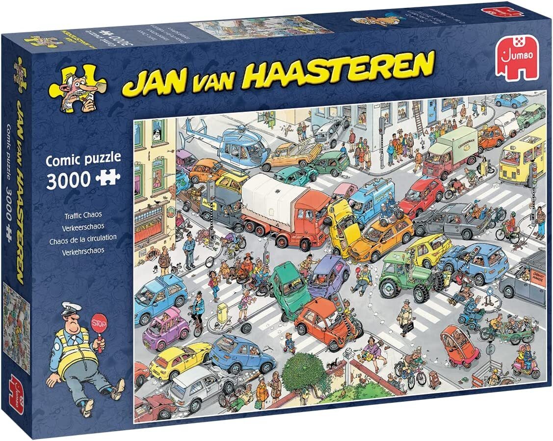 Jumbo - Jan Van Haasteren Traffic Chaos 3000 Piece Adult's Jigsaw Puzzle