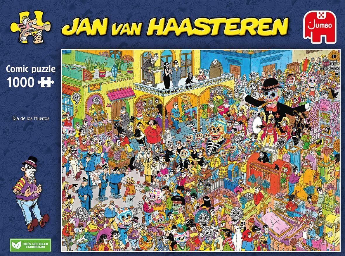 Jumbo - Jan Van Haasteren Dia De Los Muertos 1000 Piece Adult's Jigsaw Puzzle