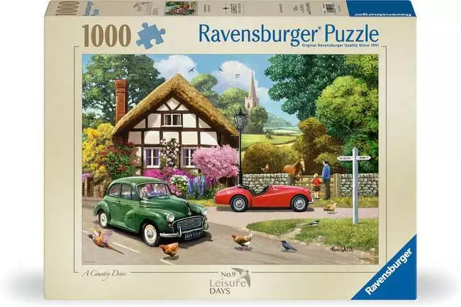 Ravensburger - Leisure Days #9 A Country Drive 1000 Piece Adult's Jigsaw Puzzle