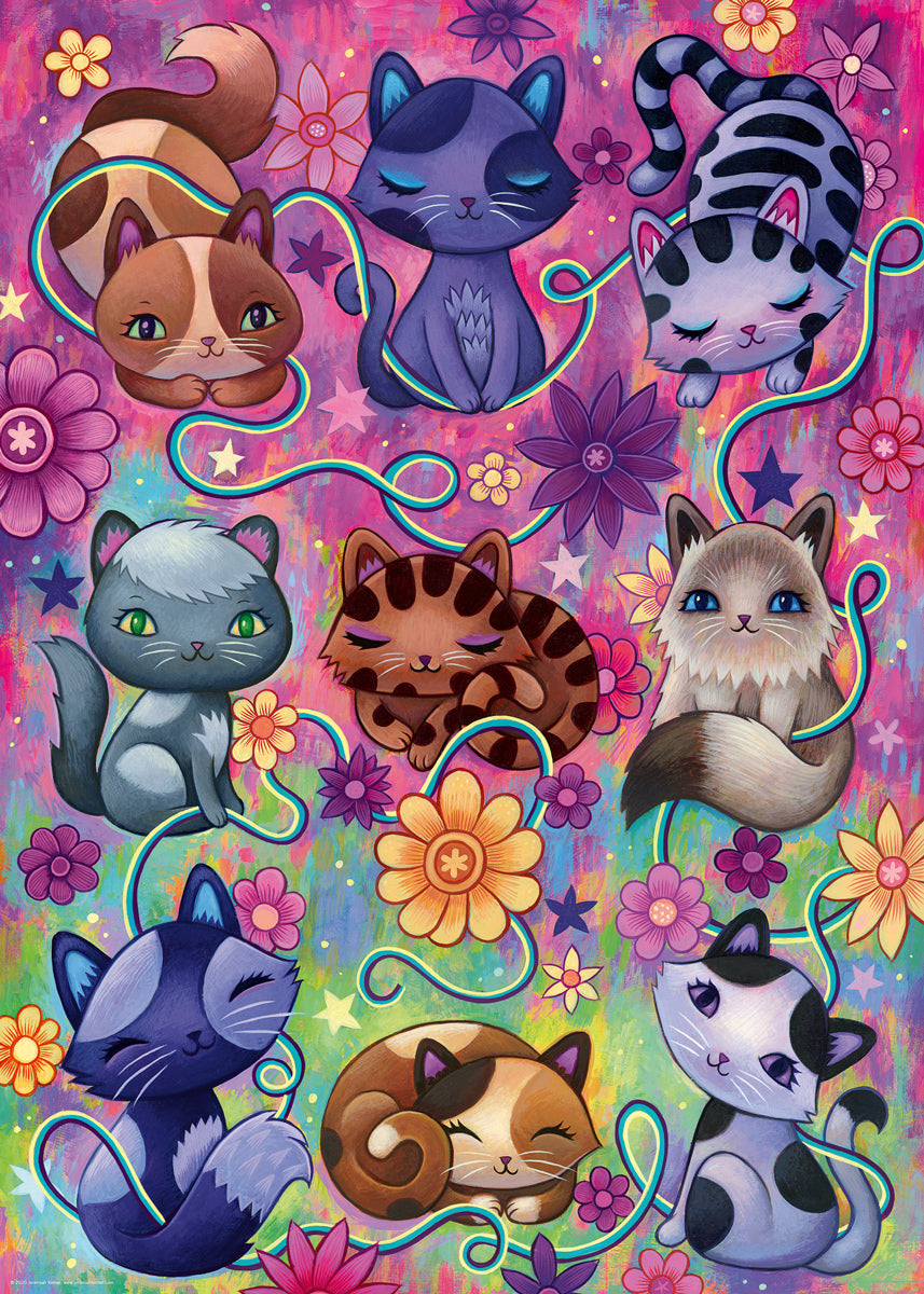 HEYE - Dreaming: Kitty Cats 1000 Piece Jigsaw Puzzle