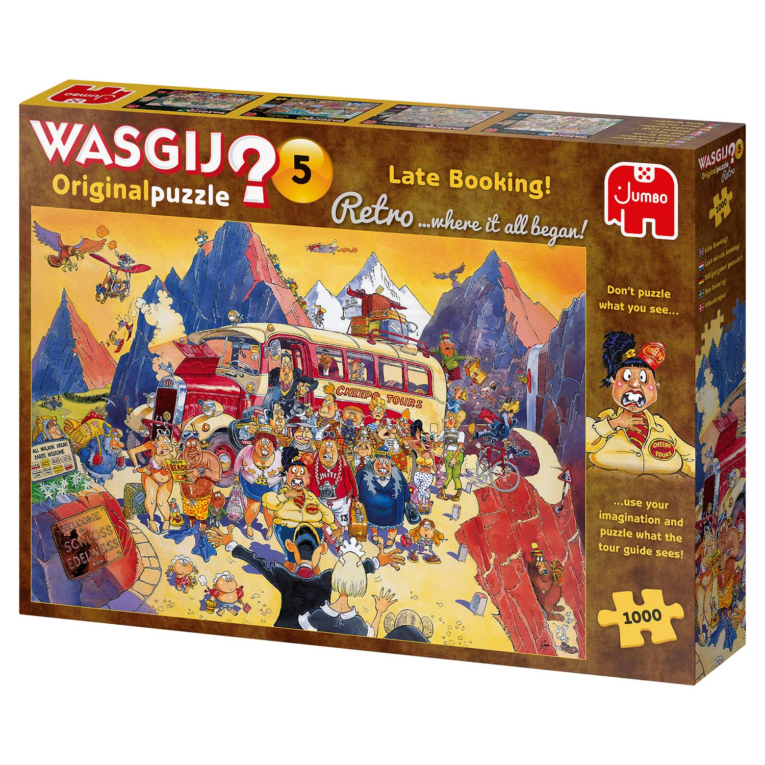 Jumbo - Wasgij? Retro Original #5 Late Booking 1000 Piece Adult's Jigsaw Puzzle